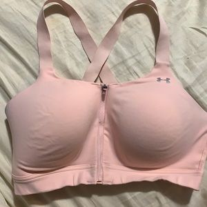 Under armour zip sports bra, 38D